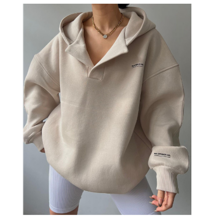 Dames Lazy-Hooded Pullover – Sibylla Winter Edition