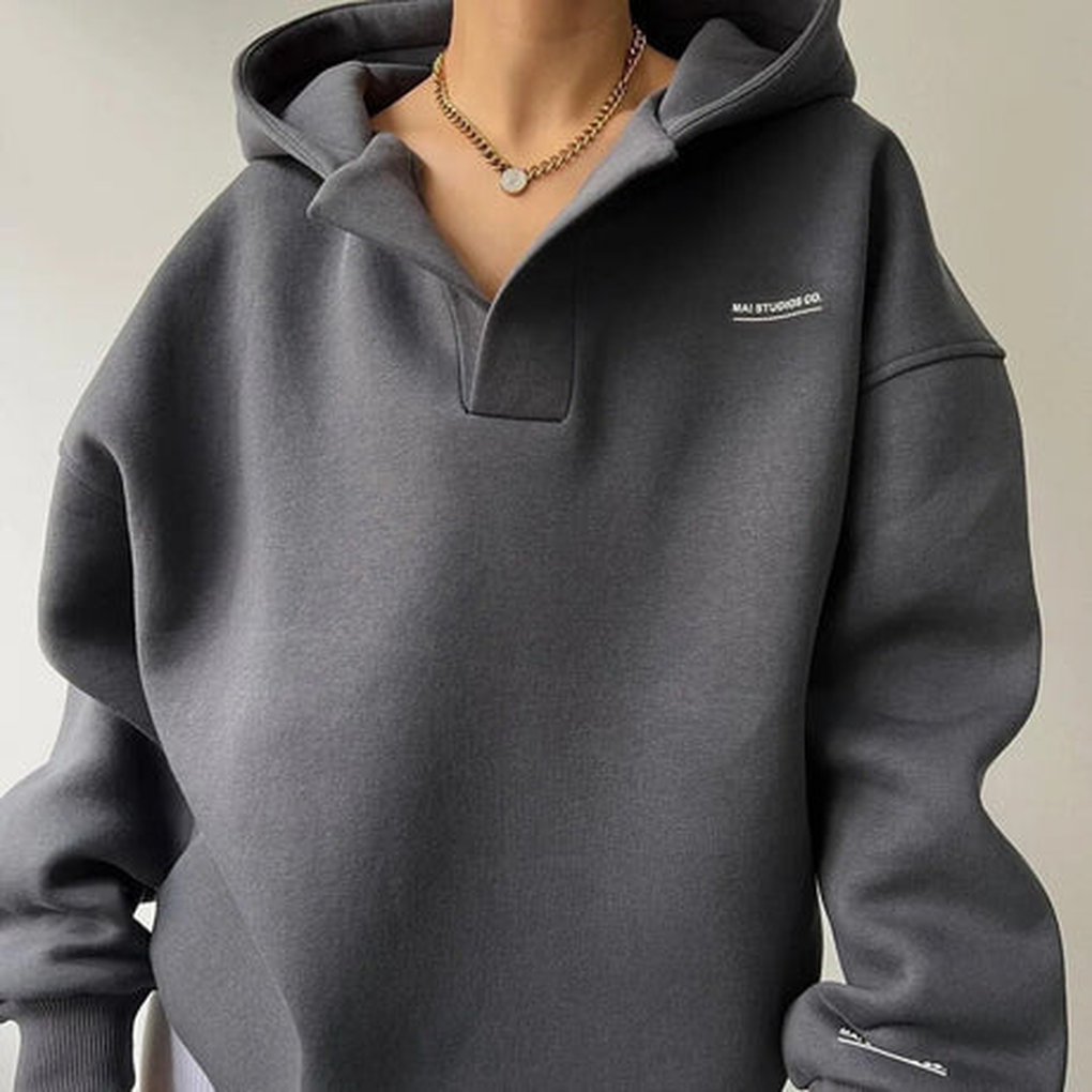 Dames Lazy-Hooded Pullover – Sibylla Winter Edition