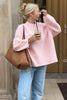 Oversized trui met ronde hals