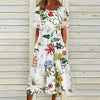 Zomerjurk met bloemenpatroon