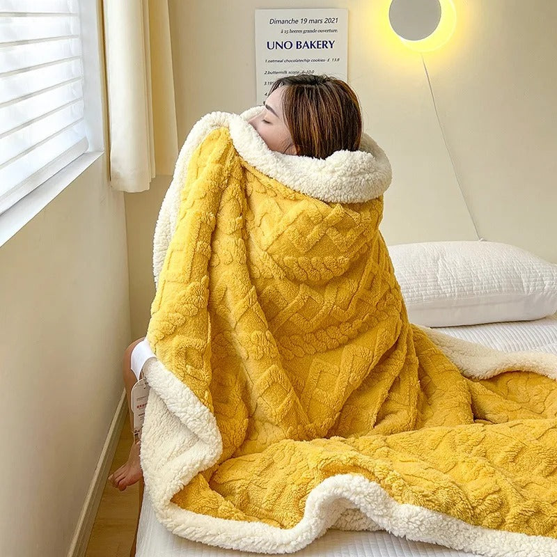 Winterlamwollen deken: ultieme warmte en comfort voor koudere dagen