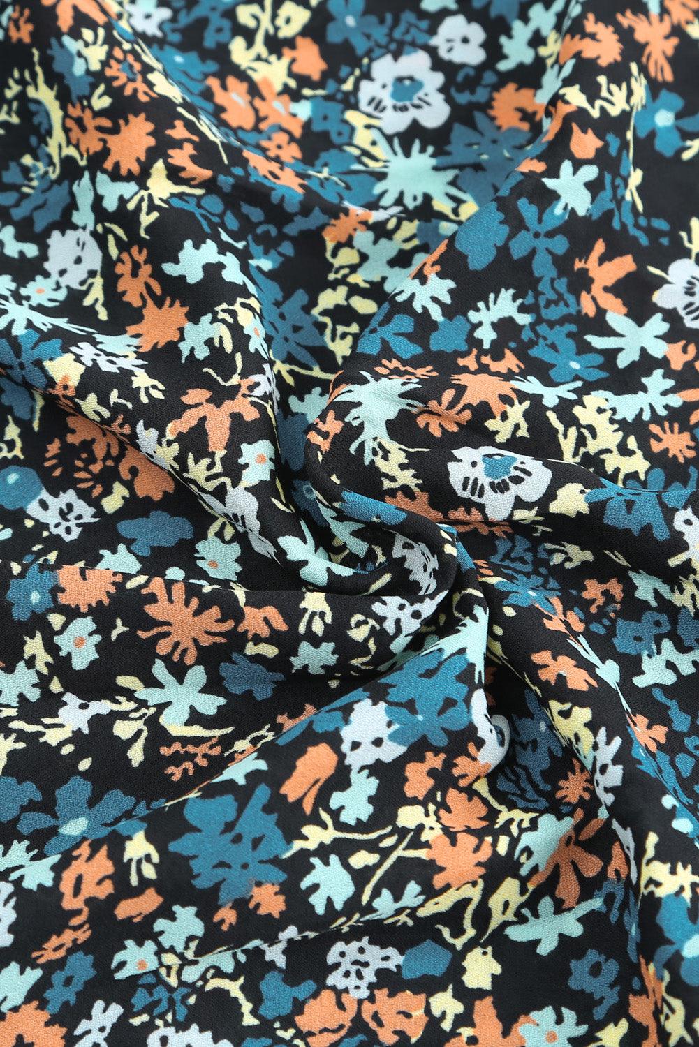 Bloemenprint set van Crop Top en Rok