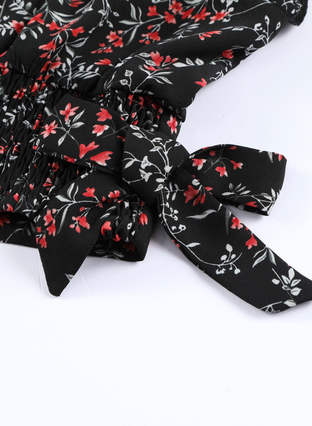 Bloemenprint set van Crop Top en Rok