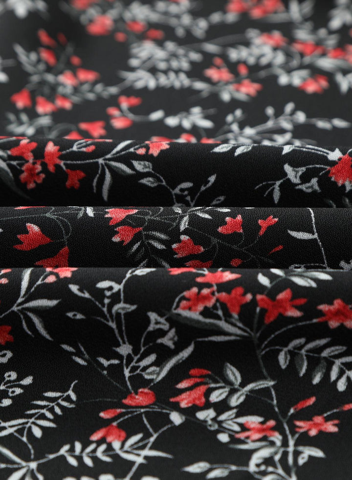 Bloemenprint set van Crop Top en Rok