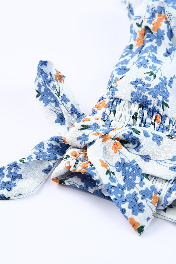 Bloemenprint set van Crop Top en Rok
