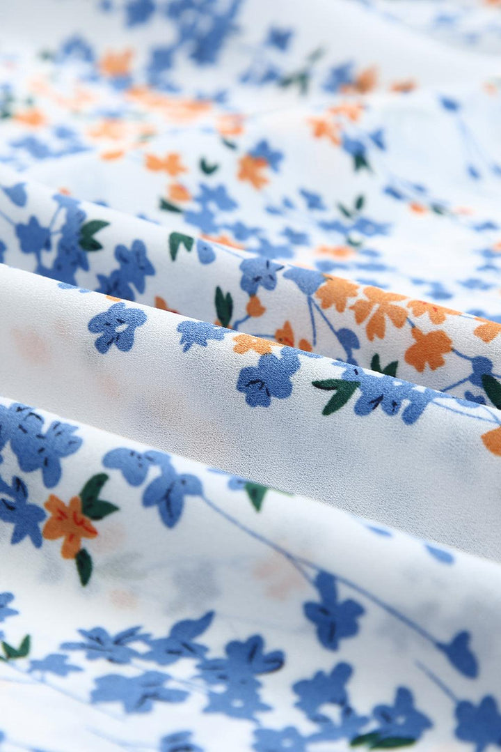 Bloemenprint set van Crop Top en Rok