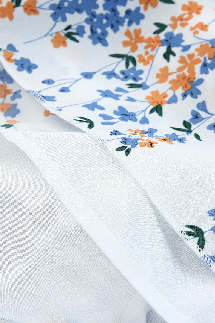 Bloemenprint set van Crop Top en Rok
