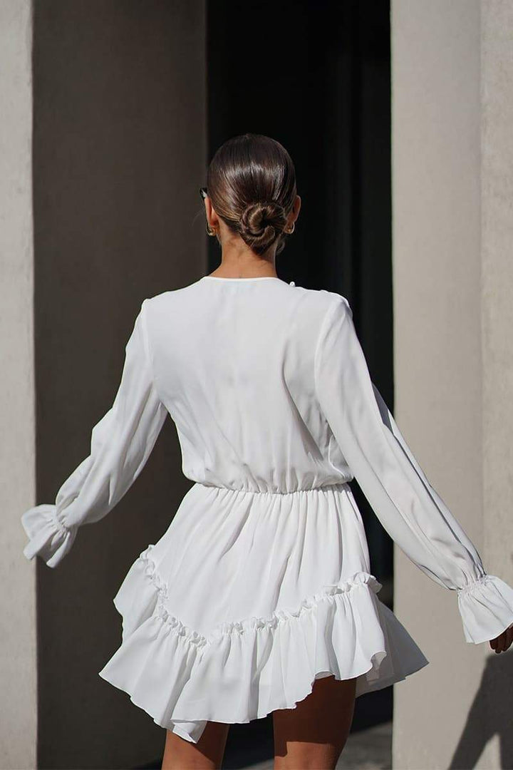 Elegante Mini-Jurk met Rushes