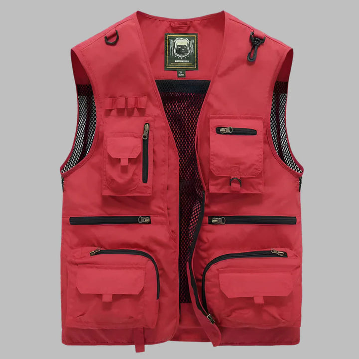 Zomervest met meerdere zakken