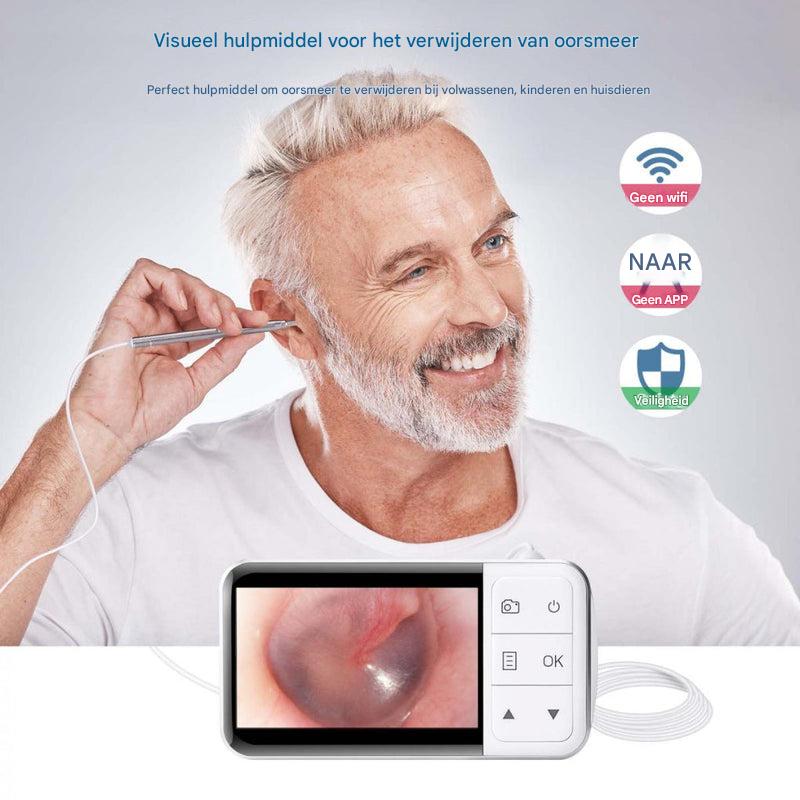 Digitale otoscoop met 4,5-inch scherm